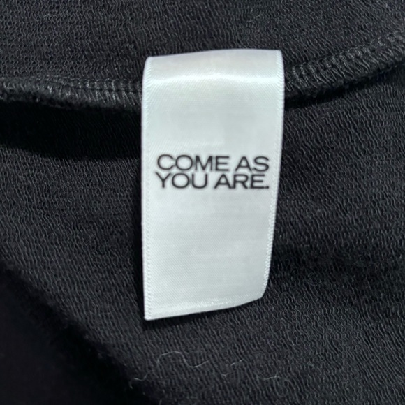 SMASH + TESS Sz L V-Neck Jumpsuit Wide Leg Seam Pockets Patch Front Pocket Black - Picture 10 of 10